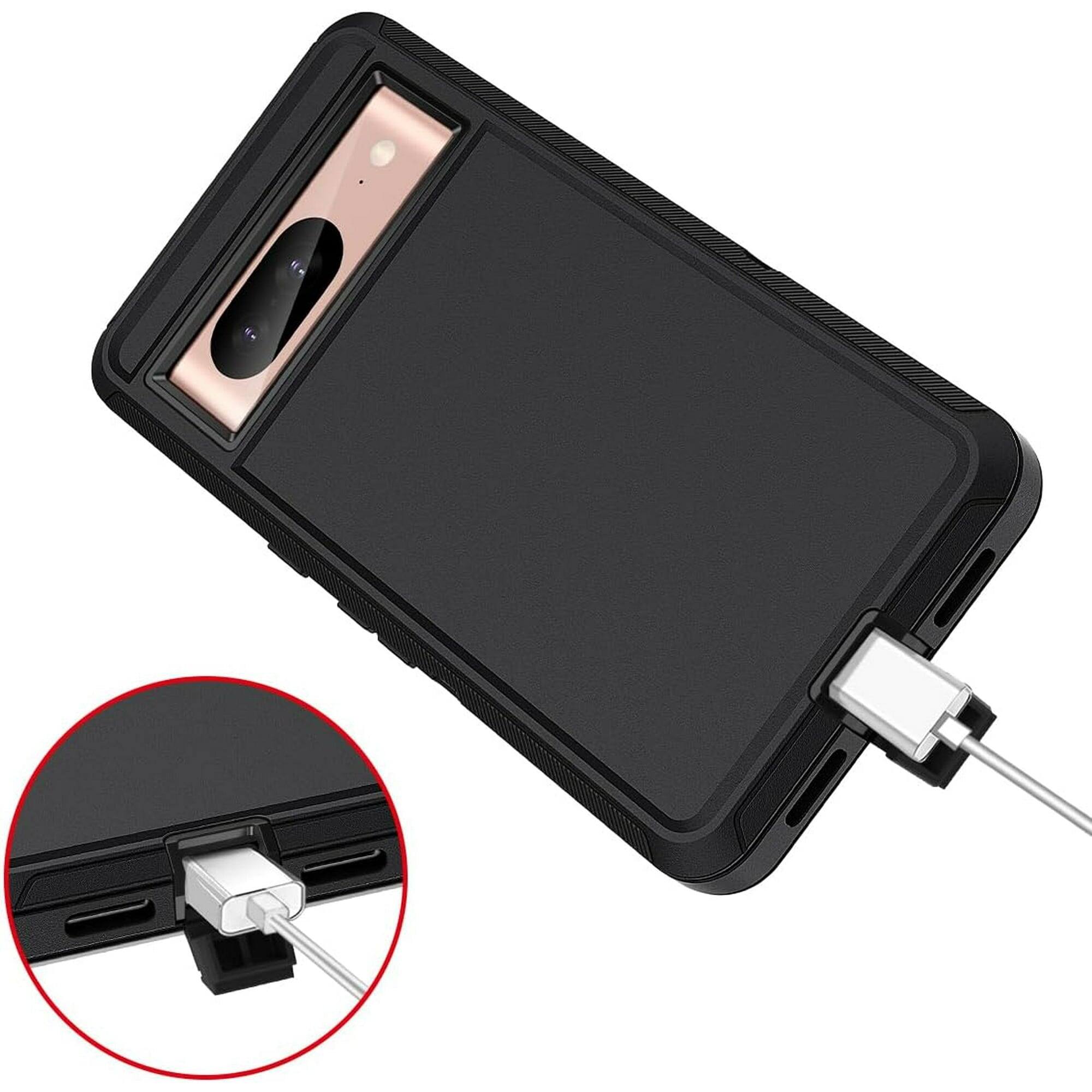 Back. Entronix - Entronix Heavy Duty Bundle for Google Pixel 8 - Case, Screen Protectors & Lens Protectors - Blue.