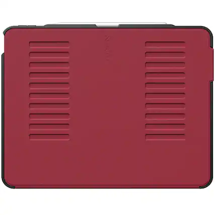 Front. ZUGU - Slim Protective Case for Apple iPad Air 13 M2/M3 (2024/2025) and iPad Pro 12.9 (3rd/4th Generation, 2018/2020) - Red.