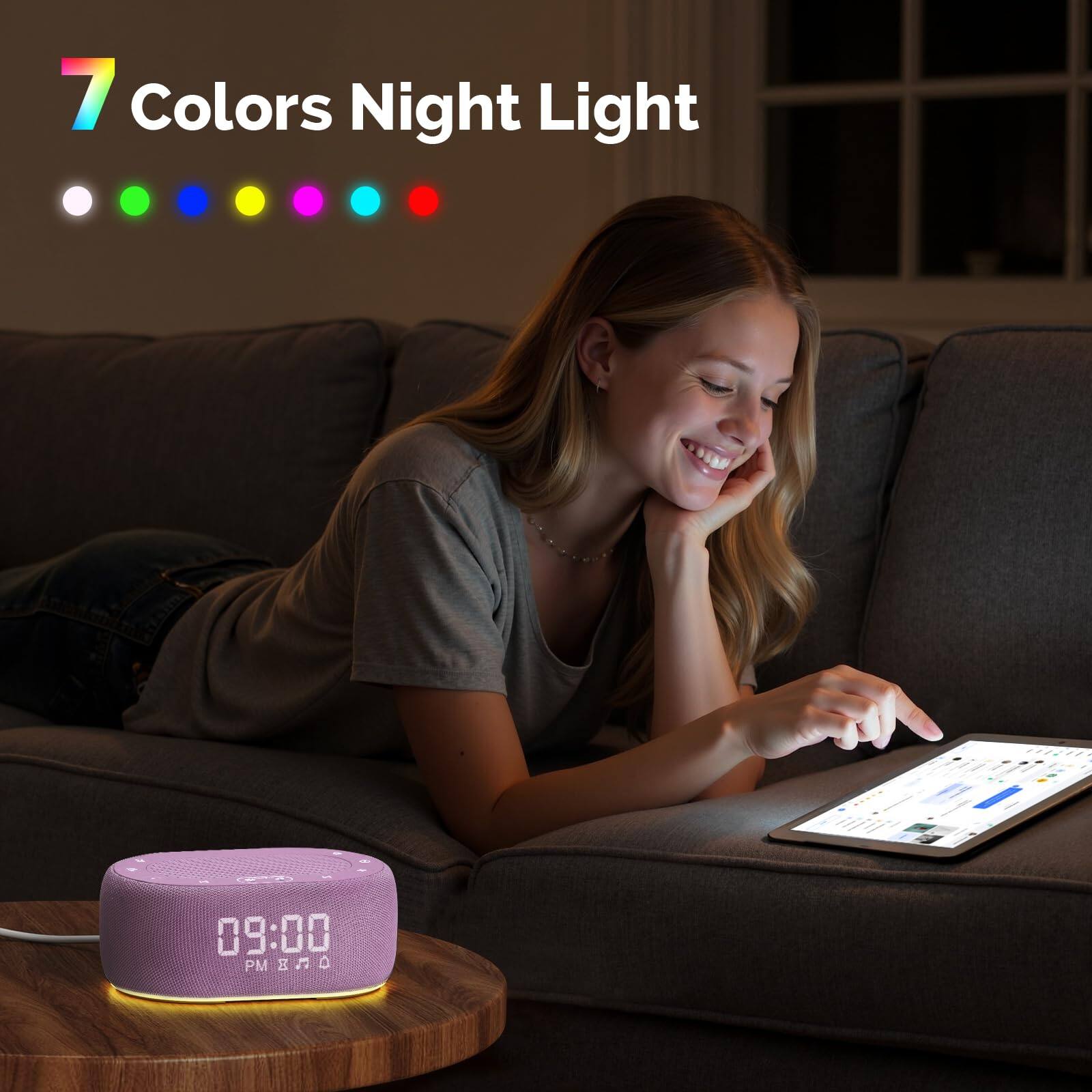 7 Colors Night Light

09:00 PM