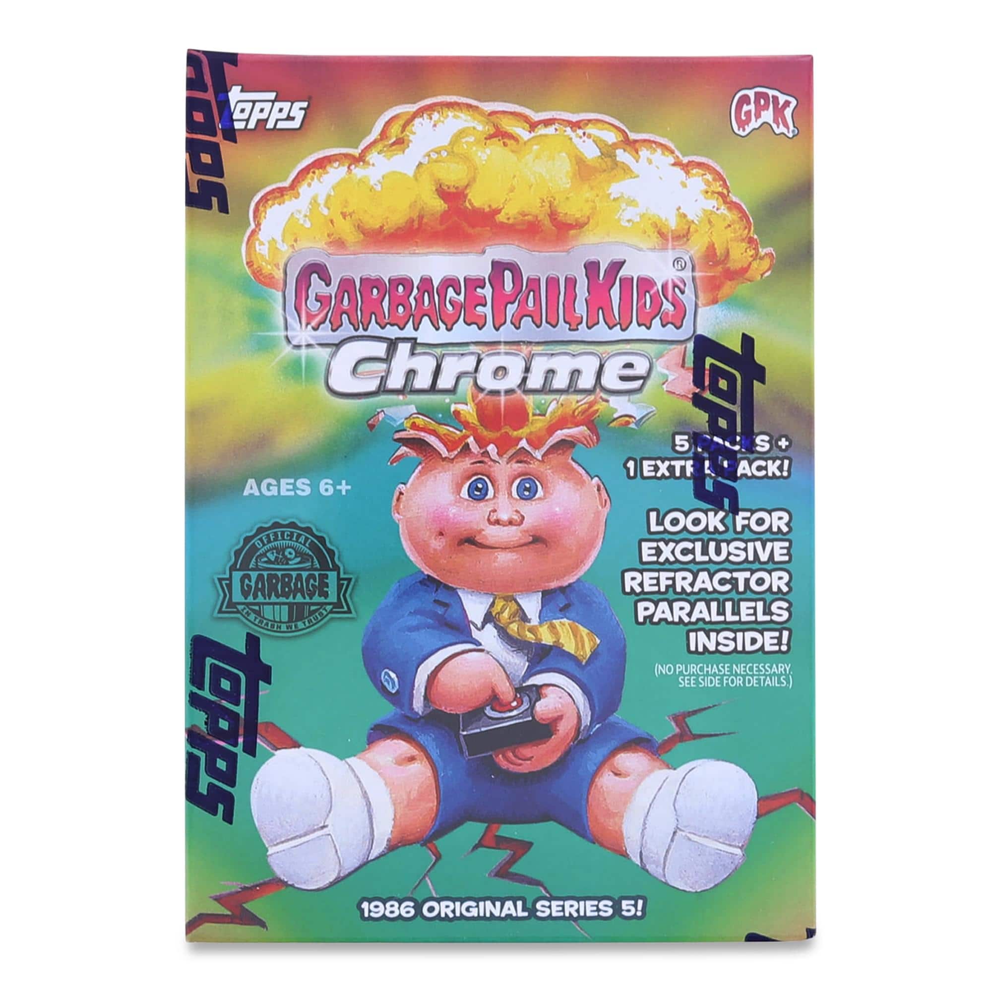 Garbage Pail Kids Series 5 Topps Chrome Blaster Box - Green price history on PriceWatchPro