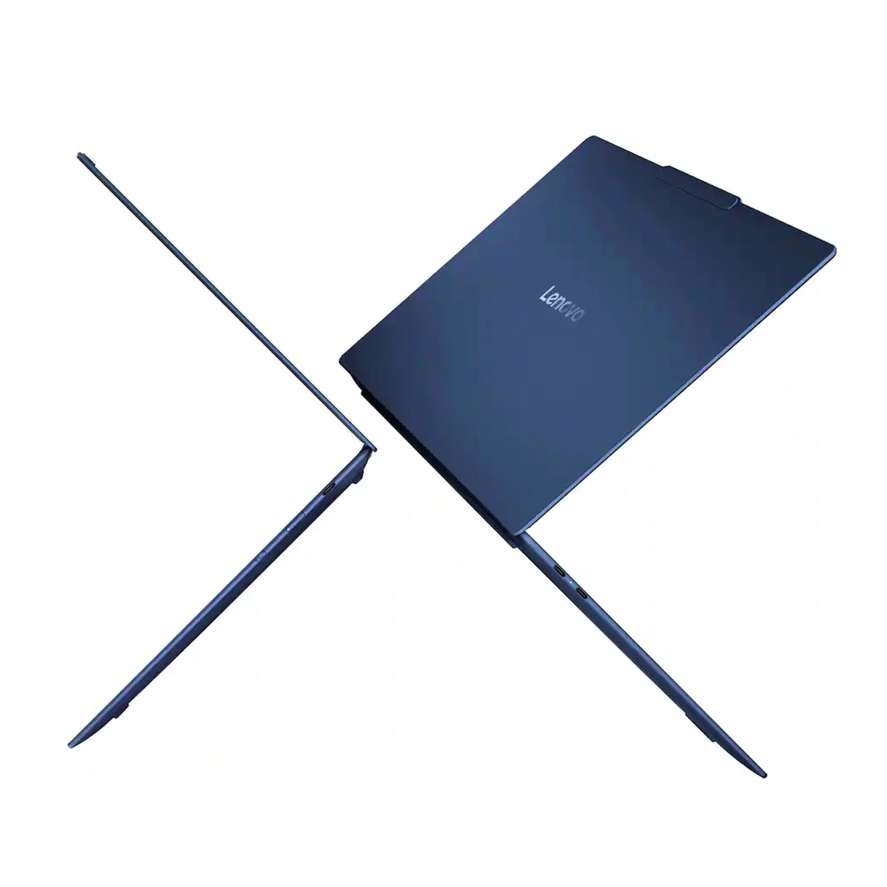 Alt View 8. Lenovo - Yoga Slim 7x Laptop 14.5 2944x1840 Display (X Elite X1E-78-100, 32GB, 2TB  SSD, Win 11 Pro) w/USB Hub - Cosmic Blue.