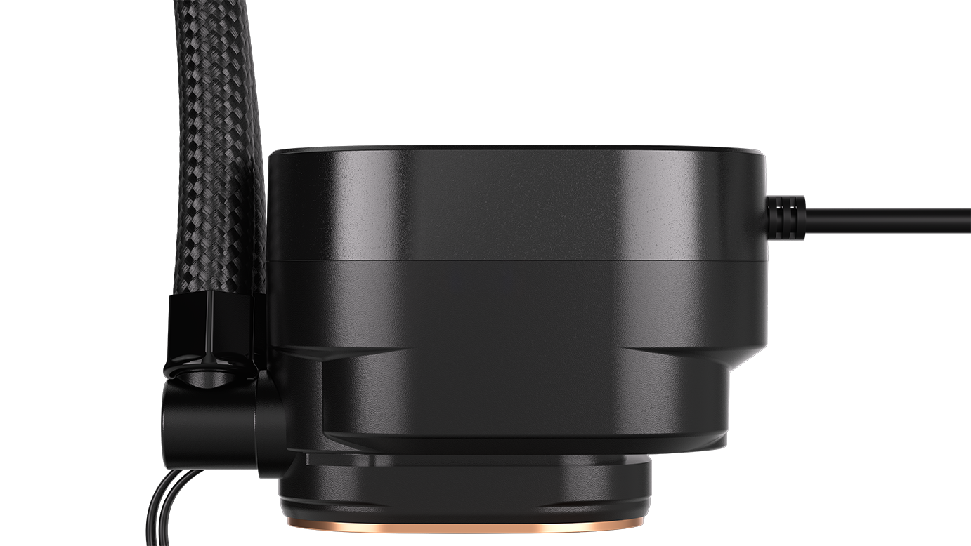 Alt View 19. CORSAIR - NAUTILUS 240 LCD - Black.