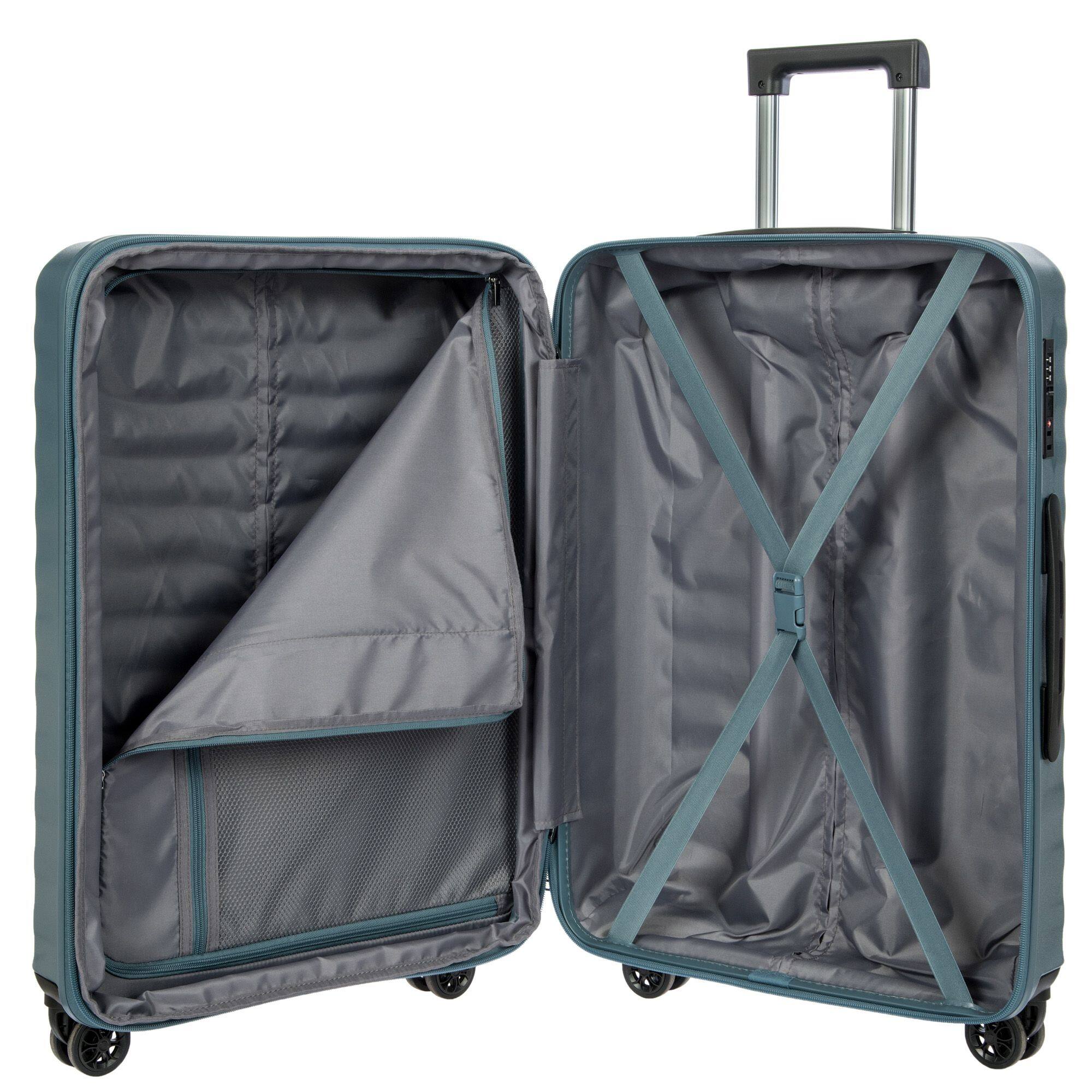 Alt View 1. Bric's - Nausicaa Hardside Expandable 27" Medium Checked Spinner Luggage - Grey Blue.