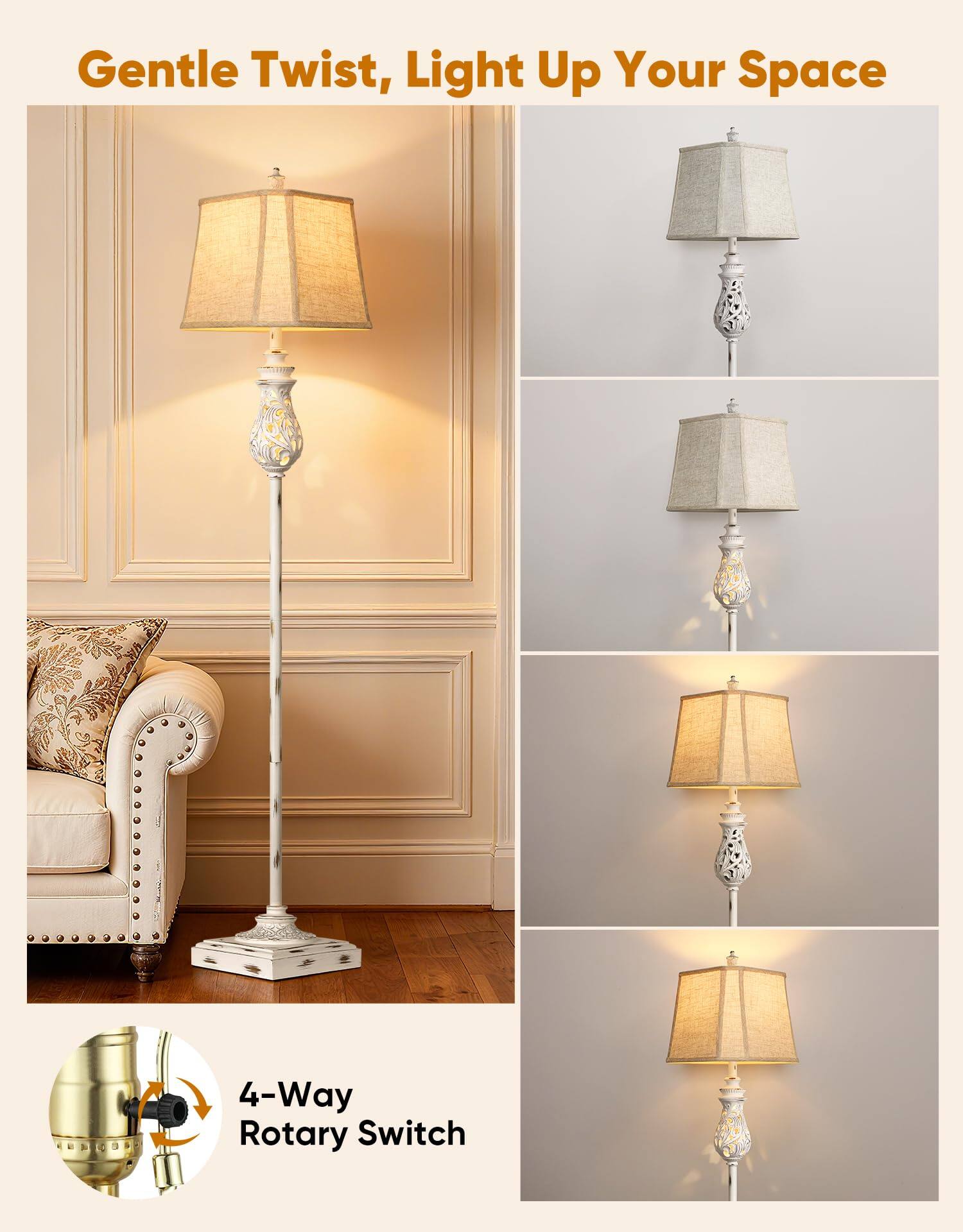 Gentle Twist, Light Up Your Space

4-Way Rotary Switch