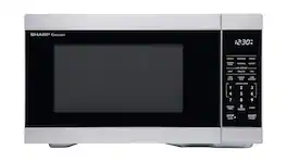 Sharp - 1.1 cu ft Countertop Microwave With Sensor Cooking - Stainless Steel