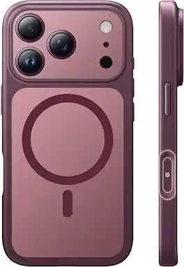 Core Tech - Magnetic Protective Case Compatible with Apple iPhone 18 Pro - Burgundy