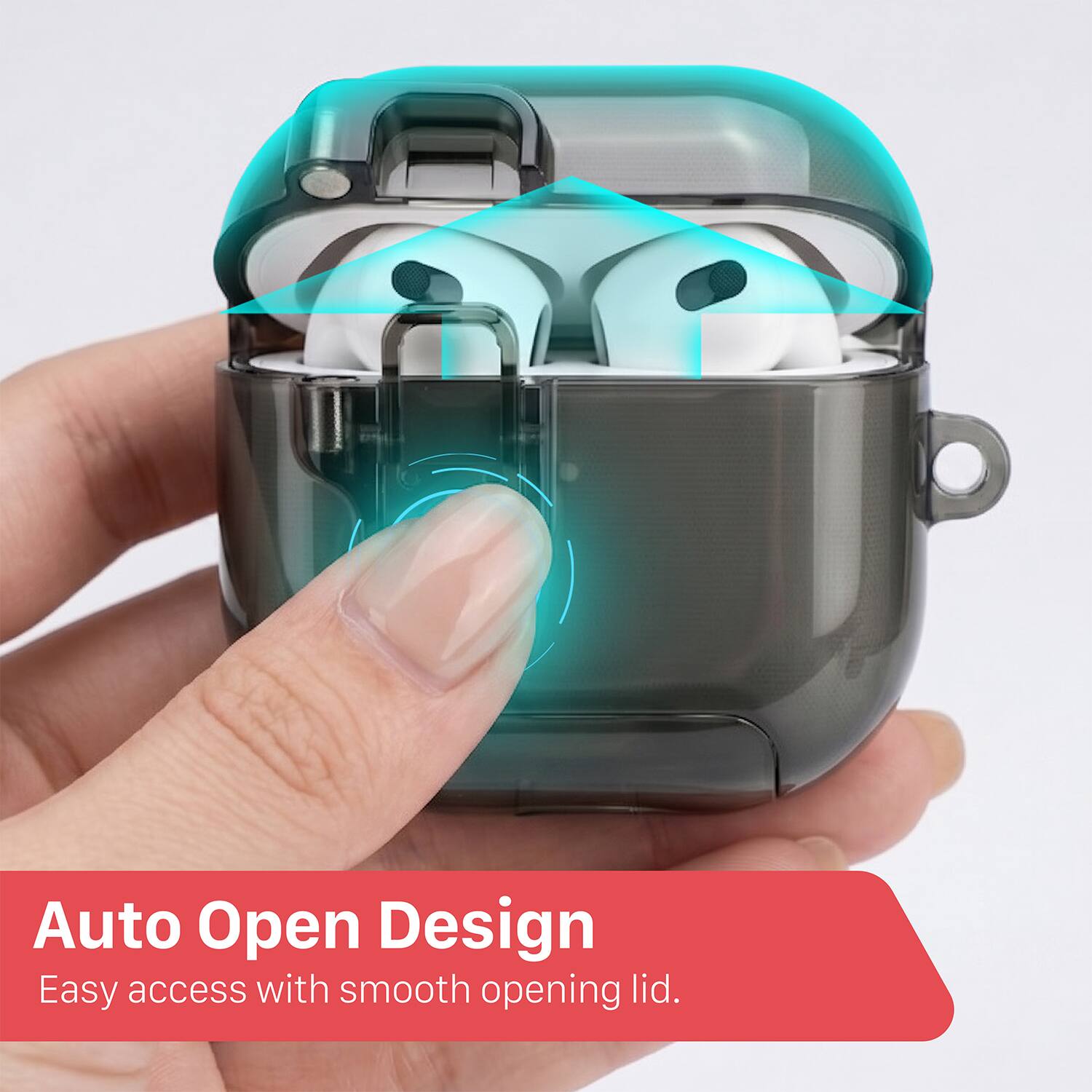 Auto Open Design  
Easy access with smooth opening lid.