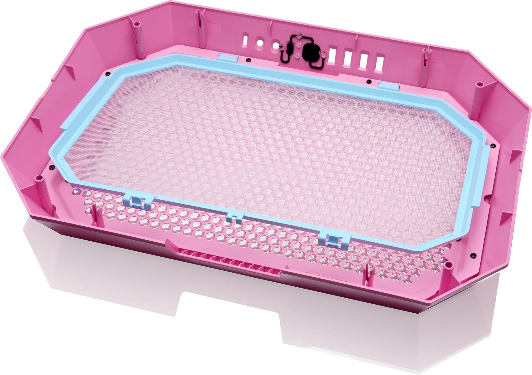 Alt View 14. Thermaltake - The Tower 600 Mid Tower ATX PC Case - Bubble Pink.