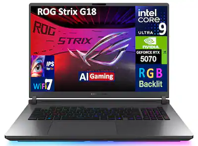ASUS ROG Strix G18 G815LP XS97 Gaming Laptop, Ultra 9 275HX, 64GB ASUS ROG Strix G18 G815LP XS97 Gaming Laptop, Ultra 9 275HX, 64GB