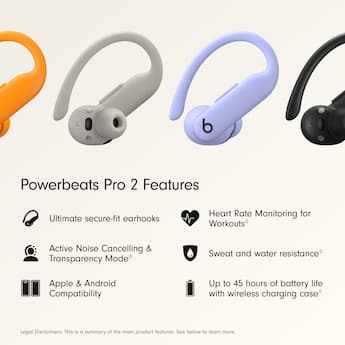 Beats Powerbeats Pro 2 True Wireless Active Noise Canceling Beats Powerbeats Pro 2 True Wireless Active Noise Canceling