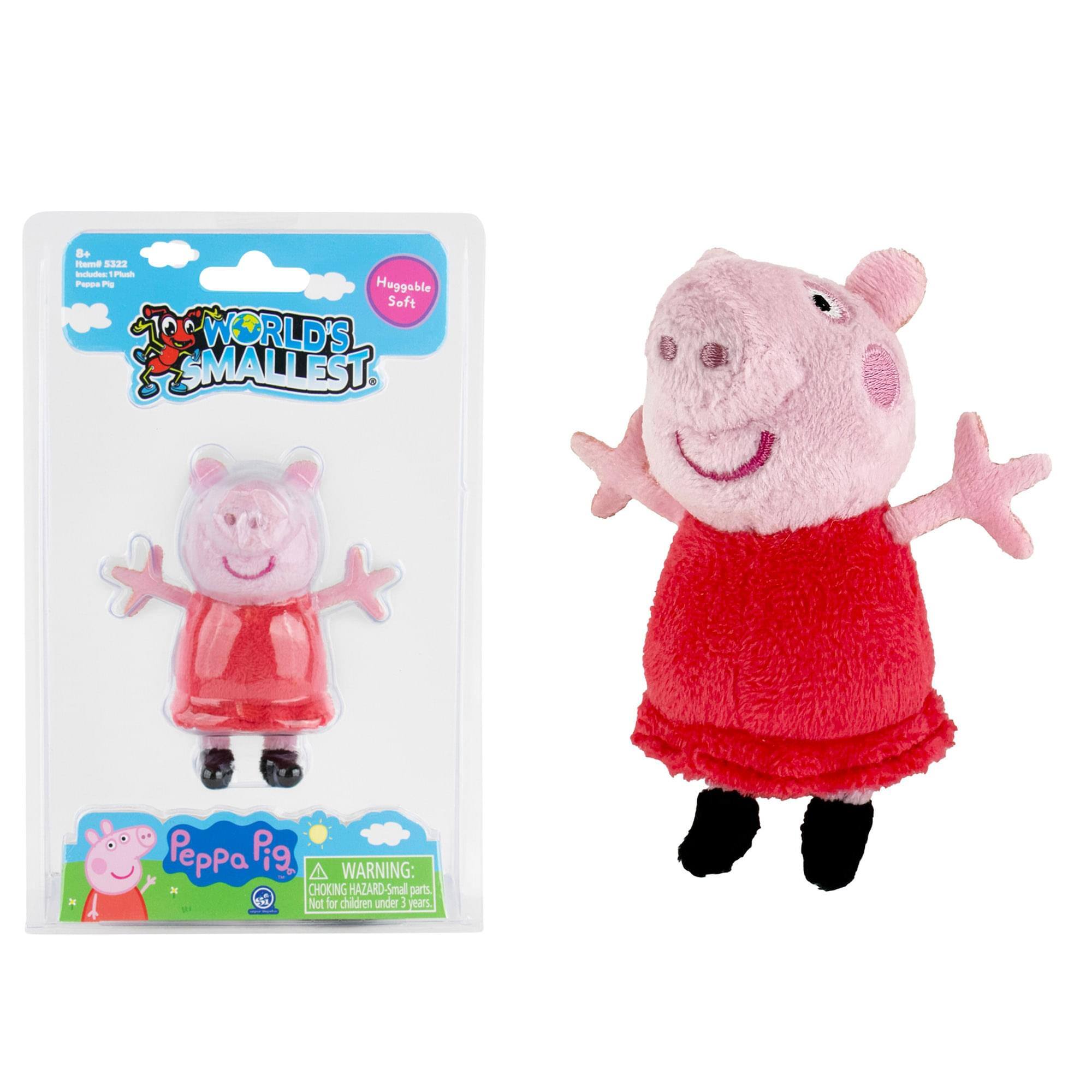 8+ Remd 322 bodades P Pace 2 Huggable Soft WORLD'S SMALLEST Peppa Pig A WARNING: CHOKING HAZARD-Small parts. Not for children under 3 years.