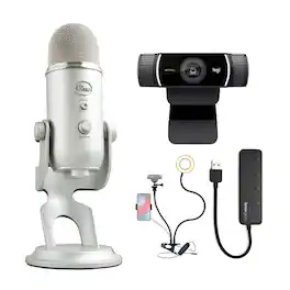 Blue Microphones - Yeti Premium Multi-Pattern USB Microphone Bundle