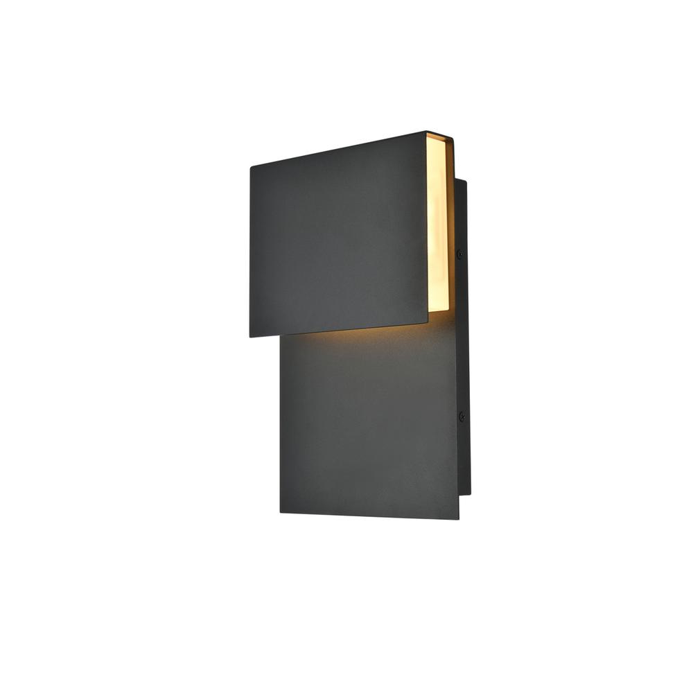 Living District - Raine Integrated LED wall sconce in - Black