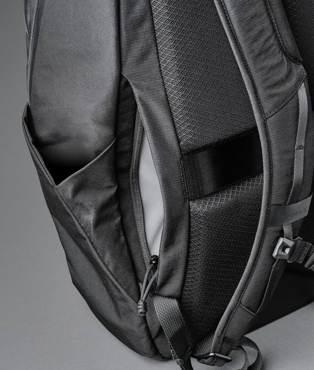 Alt View 8. ALPAKA - ALPAKA Bravo Backpack 23L Laptop Backpack with 16" Sleeve Water-Resistant Travel Commuter Backpack - Black Axoflux 400D.