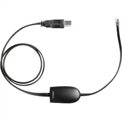 Front. Jabra - Jabra Service Cable - USB Data Transfer Cable for Headset, Audio Device - First End: 1 x Auxiliary - Male - Second End:.