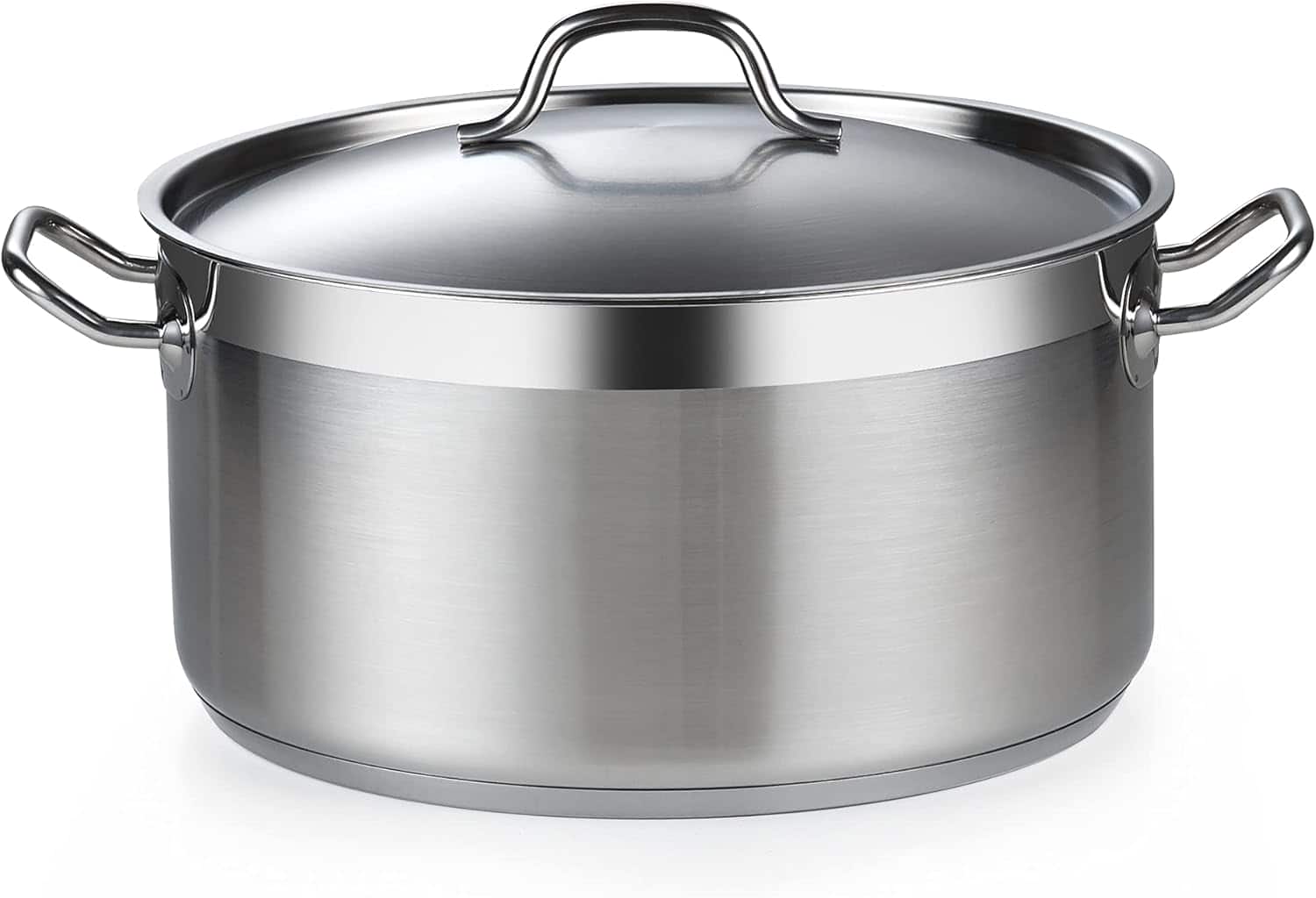 Cooks Standard - Professional 9qt S/S Stock Pot, Dutch Oven | for Pasta, Soup, Spaghetti, Oven Safe, Induction, Dishwasher Safe - Stainless Steel