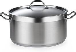 Cooks Standard - Professional 9qt S/S Stock Pot, Dutch Oven | for Pasta, Soup, Spaghetti, Oven Safe, Induction, Dishwasher Safe - Stainless Steel