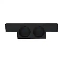 QPower - Dual 12" Sub Box for Chevy Silverado 1500, GMC Sierra 1500 (Non-HD) 04-06