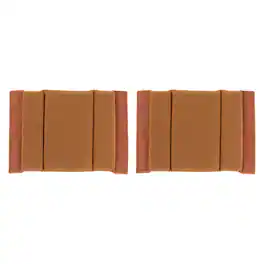 Unique Bargains - 2pcs Camera Bag Divider 7.1x4.7 Inch Shockproof Protective Adjustable Padding for DSLR Mirrorless Camera Bags - Brown