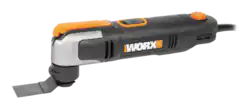 WORX - 2.5 Amp Oscillating Multi-Tool with Clip-in Wrench - Black - Front_Zoom