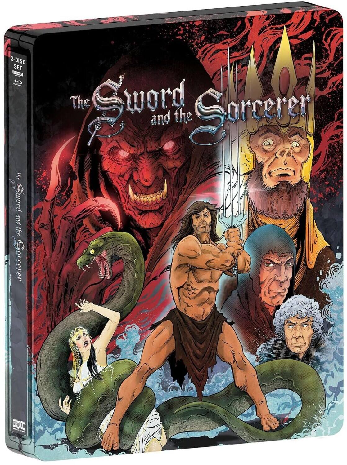 Alt View 1. The Sword and the Sorcerer (Steelbook)   - 4K Blu-Ray.