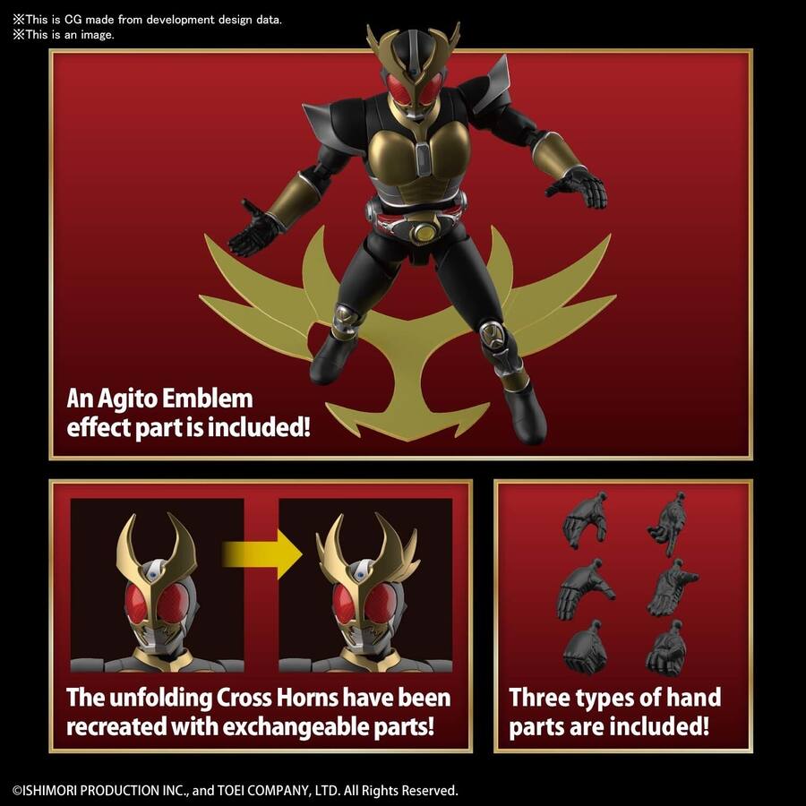 Form Rider Machine Bandai Hobby Kamen Rider Figure Rise Standard Masked Rider Agito Ground ...