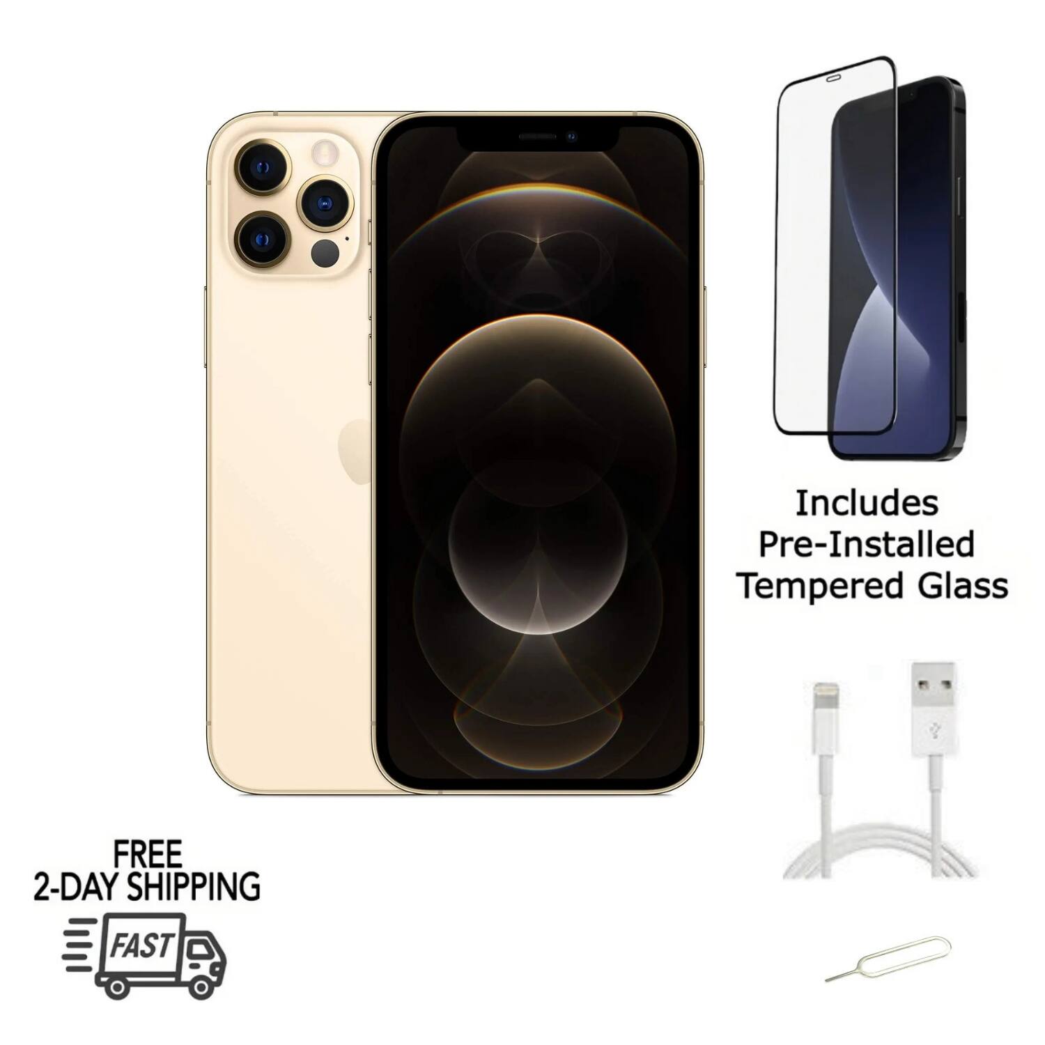 Includes Pre-Installed Tempered Glass  
FREE 2-DAY SHIPPING FAST