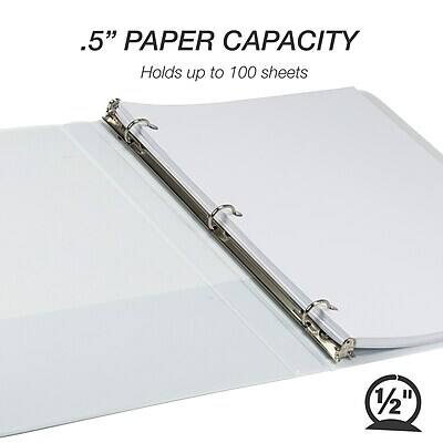 .5" PAPER CAPACITY  
Holds up to 100 sheets