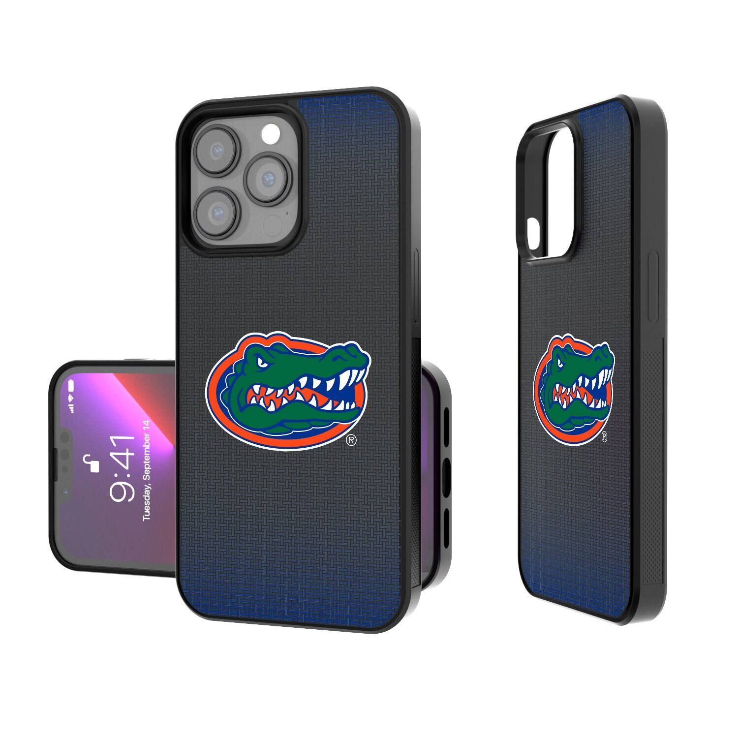 Keyscaper - NCAA - Florida Gators Linen Logo iPhone Bump Case - 16 Pro - Black price history on PriceWatchPro