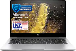 HP - 840 G5 14" Refurbished Laptop - Intel 8th Gen Core i7 with 16GB Memory - Intel UHD Graphics 620 - 512GB SSD - Silver