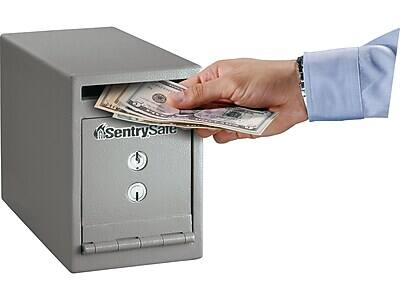 Alt View 2. Sentry - SentrySafe Depository Safe with Dual Key Lock, 0.23 cu. ft. (UC-025K) - Gray.