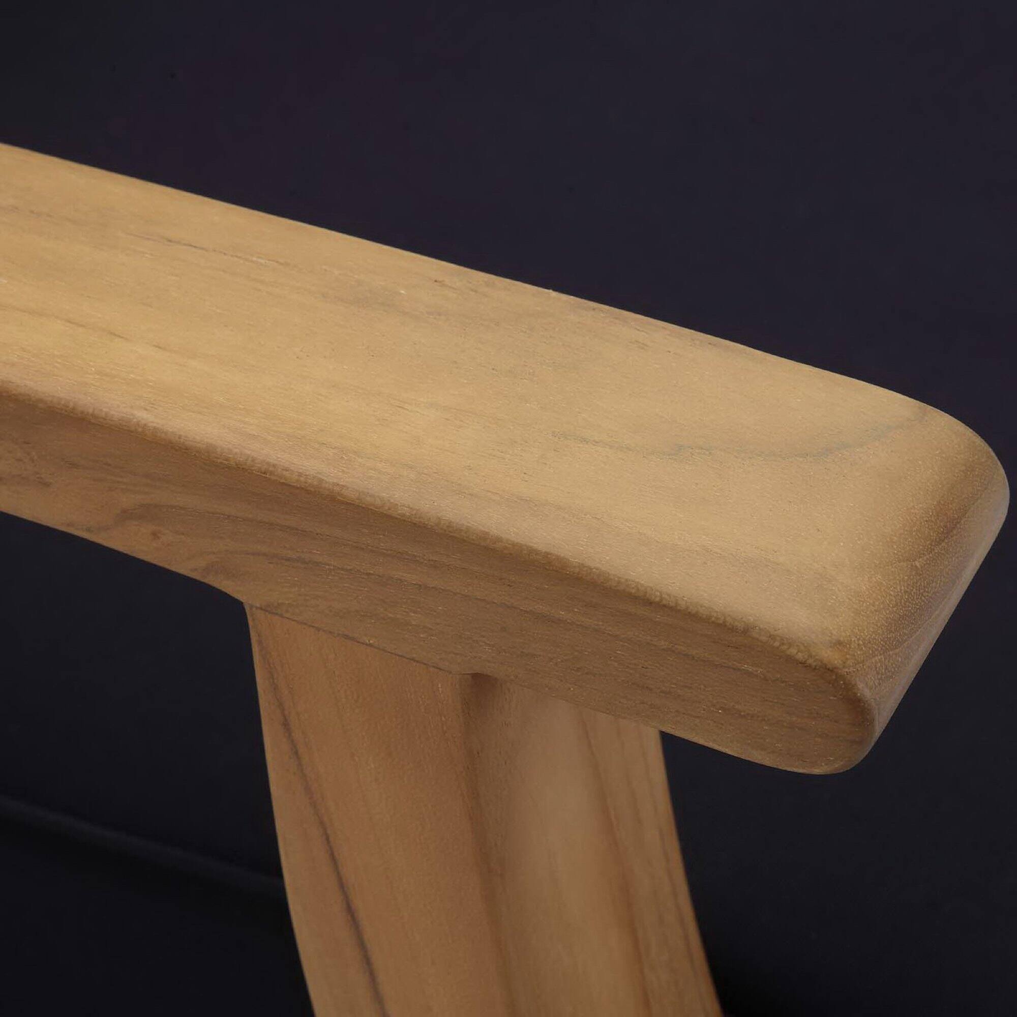 Back. Modway - Marina Outdoor Patio Teak Loveseat by Modway - Natural Navy.