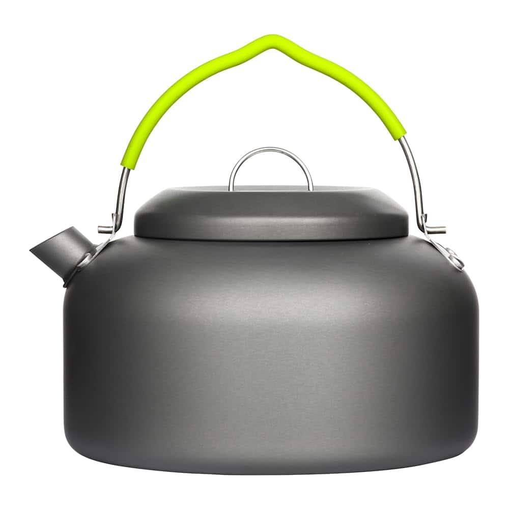 Dapper Styles - Outdoor Camping Kettle For Boiling Water 1. Aluminum Tea Portable Lightweight Teapot Coffee Pot Backpacking - Default