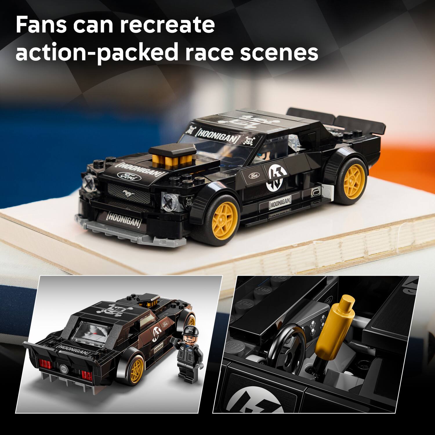 Fans can recreate action-packed race scenes
