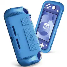 Front. Kitcheniva - Kids Friendly Shockproof Case For Nintendo Switch Lite 2019 Protective Cover Navy - Navy.