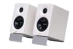Edifier - M60 Compact Desktop 2.0 Speakers (Pair) - Ivory - Front_Zoom