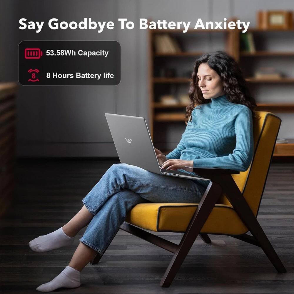 Say Goodbye To Battery Anxiety

53.58Wh Capacity

8 Hours Battery life