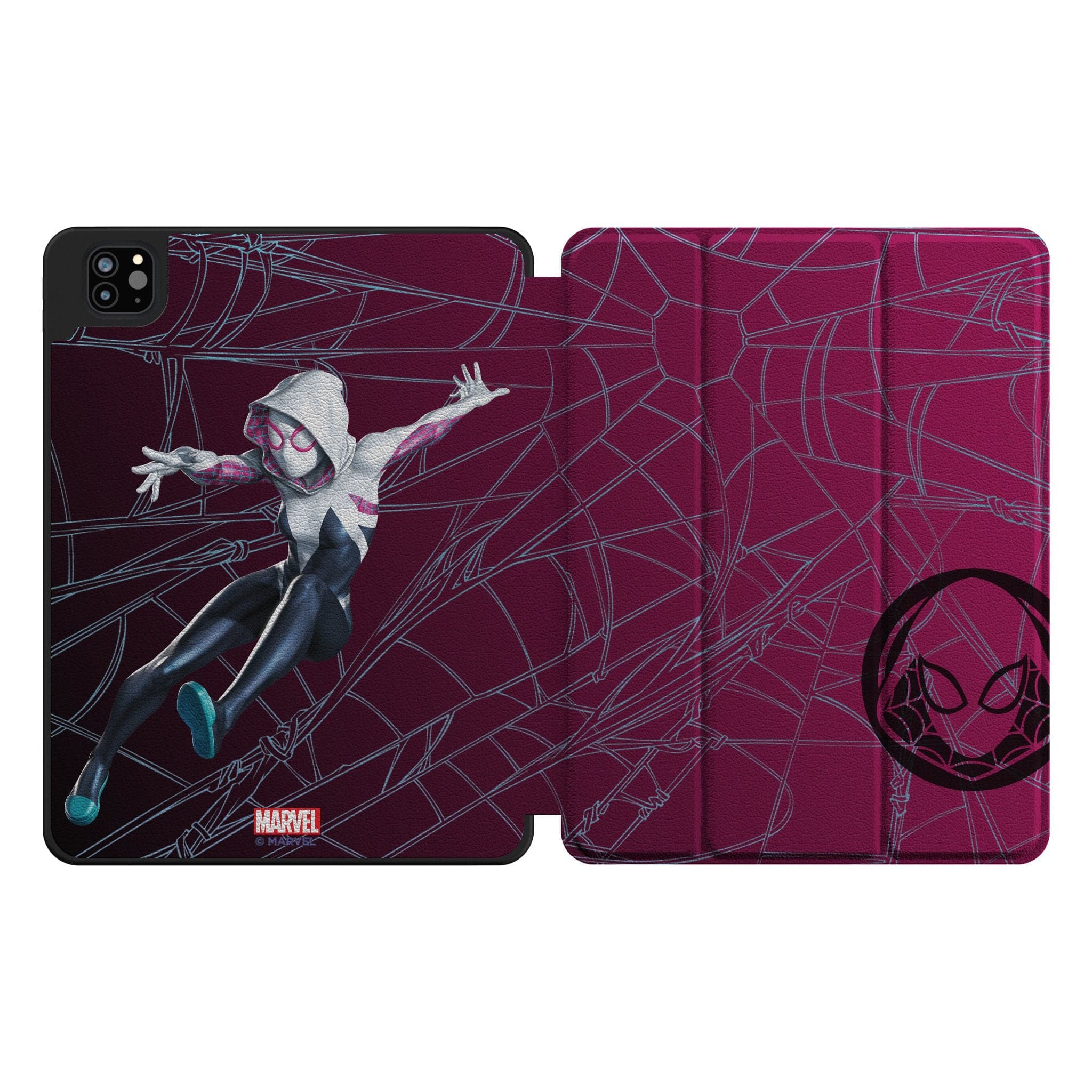 Keyscaper - Marvel MechLine Tablet Case - Apple iPad Air 13in (M2/M3) - Spider-Gwen