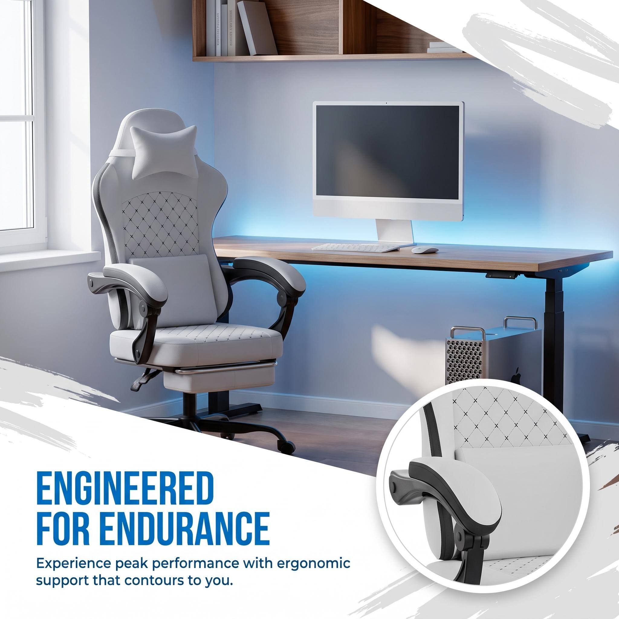 ENGINEERED FOR ENDURANCE  
Experience peak performance with ergonomic support that contours to you.