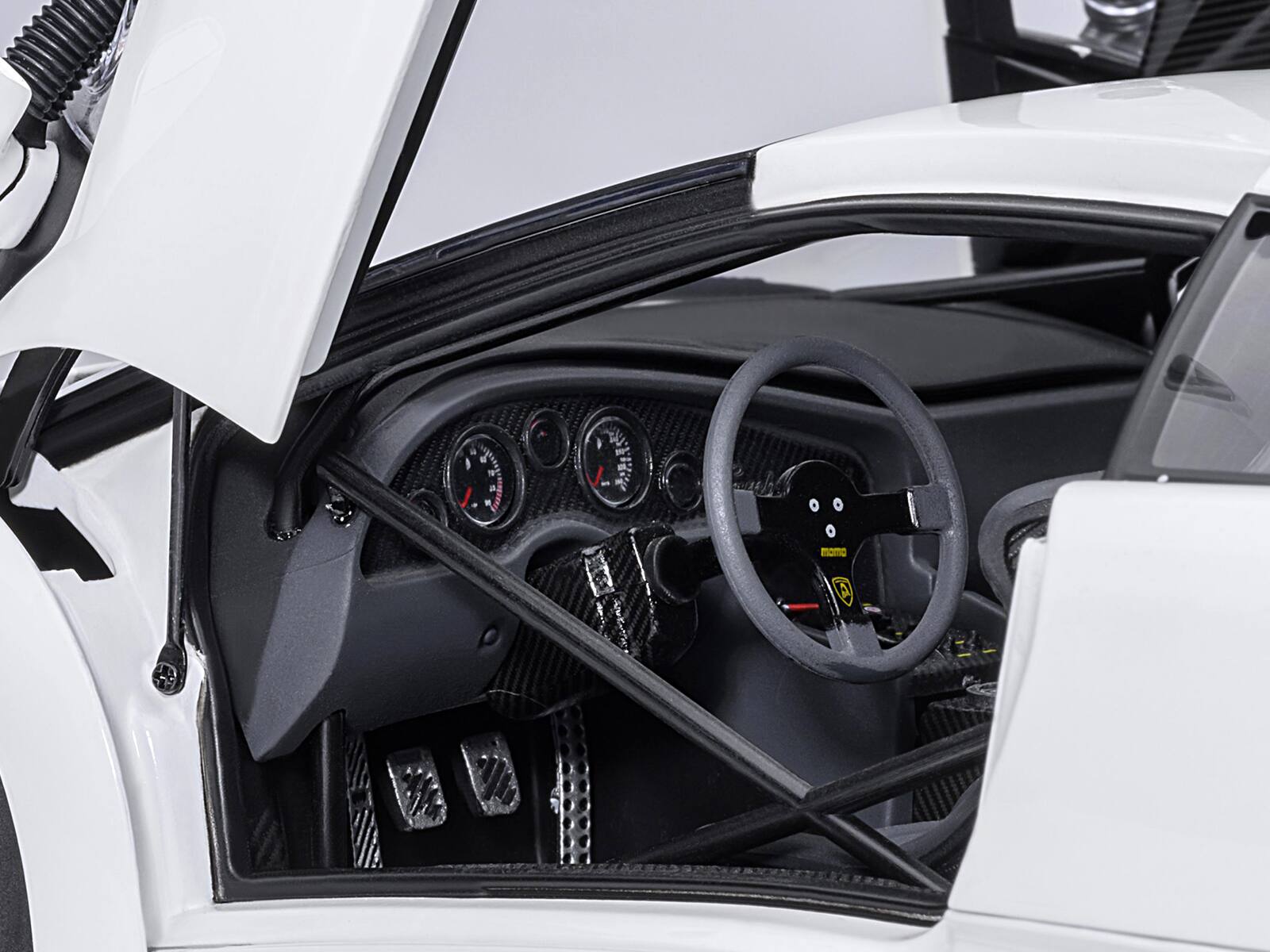 Alt View 3. Autoart - Lamborghini Diablo GTR Impact White 1/18 Model Car by Autoart.