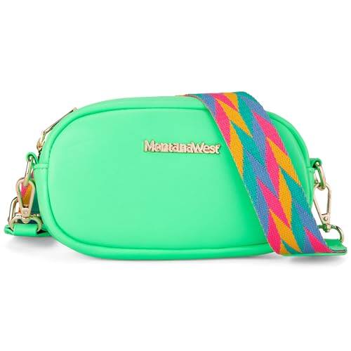 DORLUKFU - Small Crossbody Bags for Women Snapshot Camera Pouch Mini Crossbody Purse - Fluorescent Green