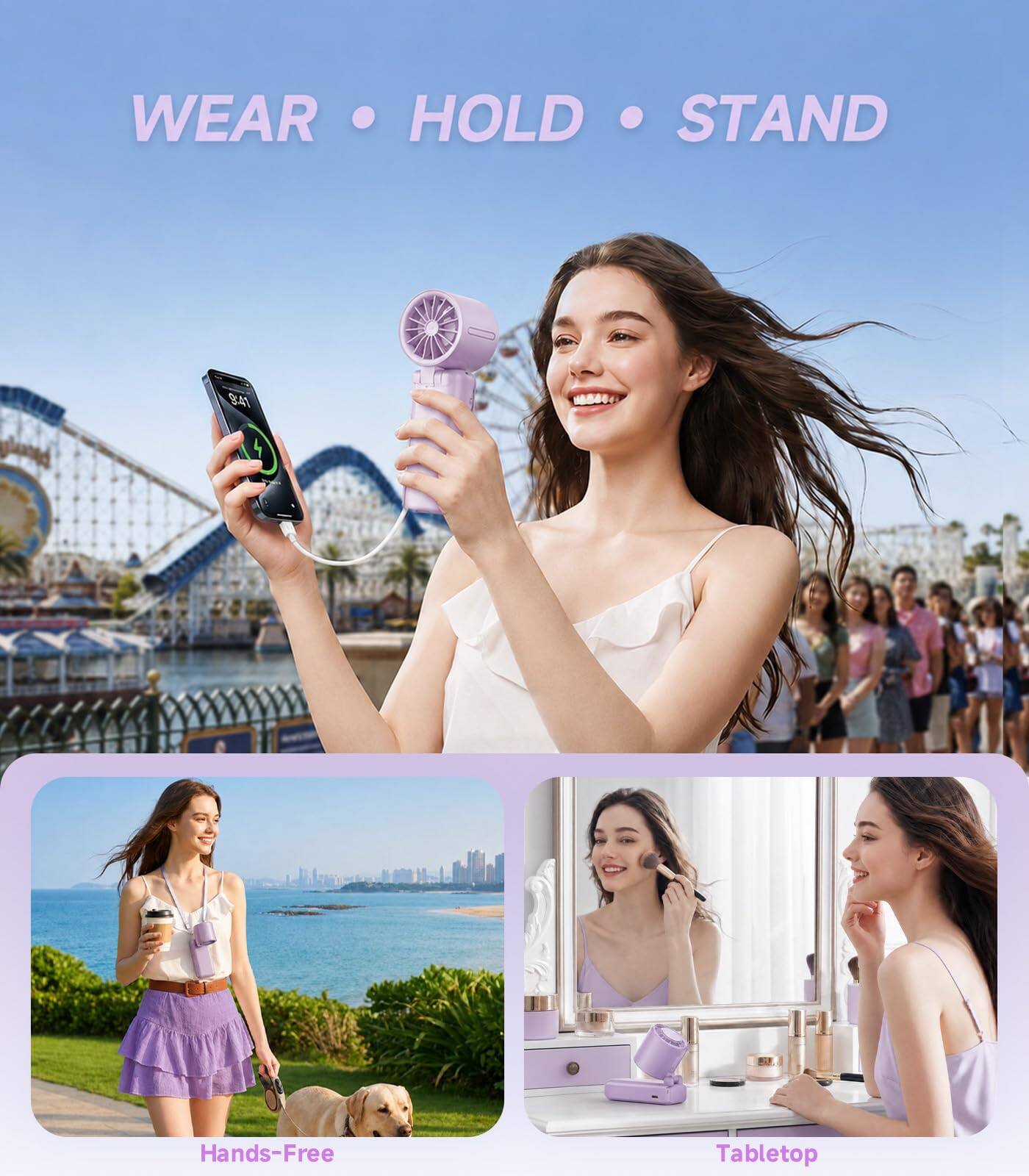 WEAR • HOLD • STAND

Hands-Free

Tabletop