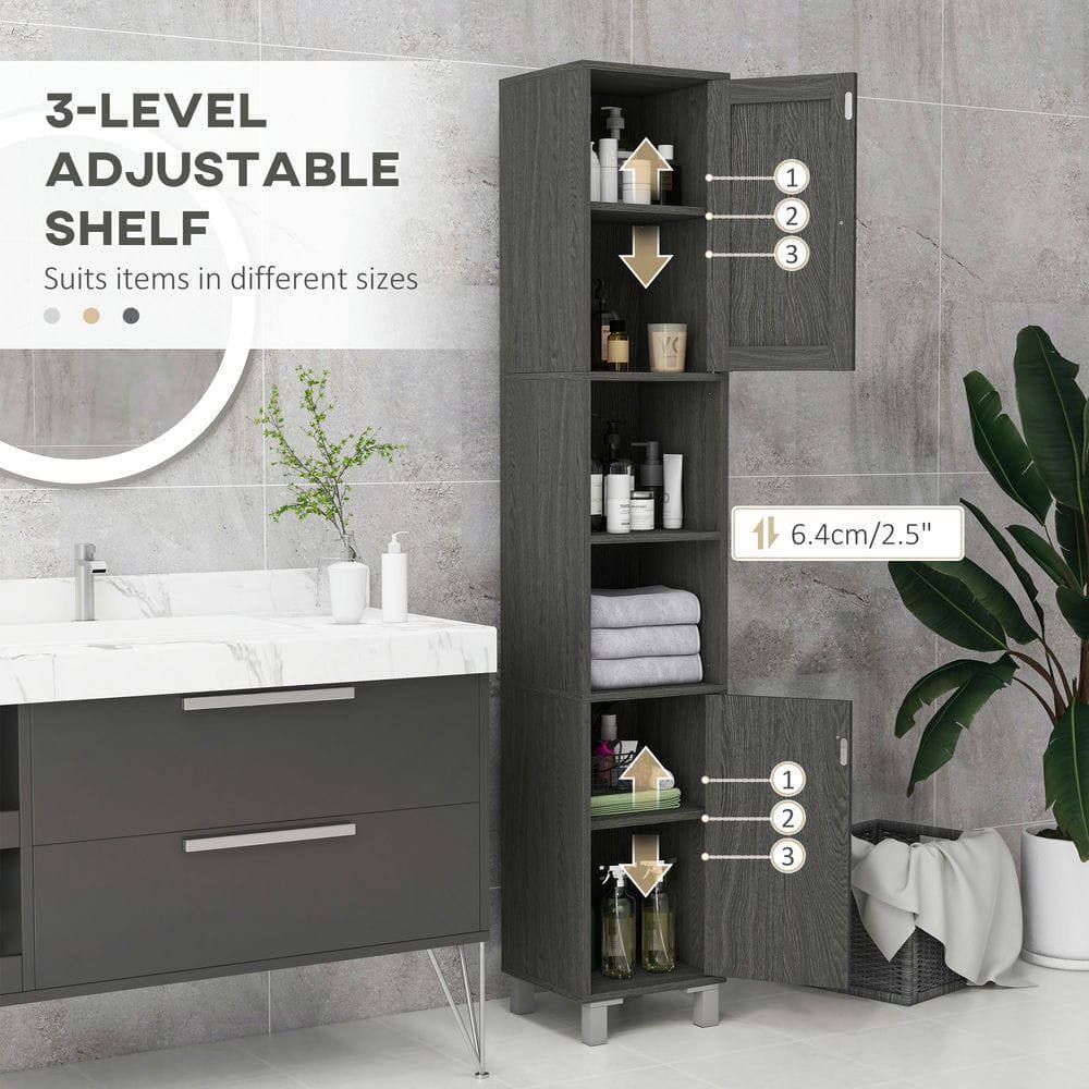 3-LEVEL ADJUSTABLE SHELF  
Suits items in different sizes  

6.4cm/2.5"