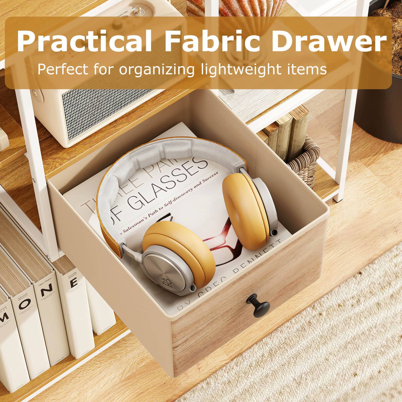 Practical Fabric Drawer  
Perfect for organizing lightweight items