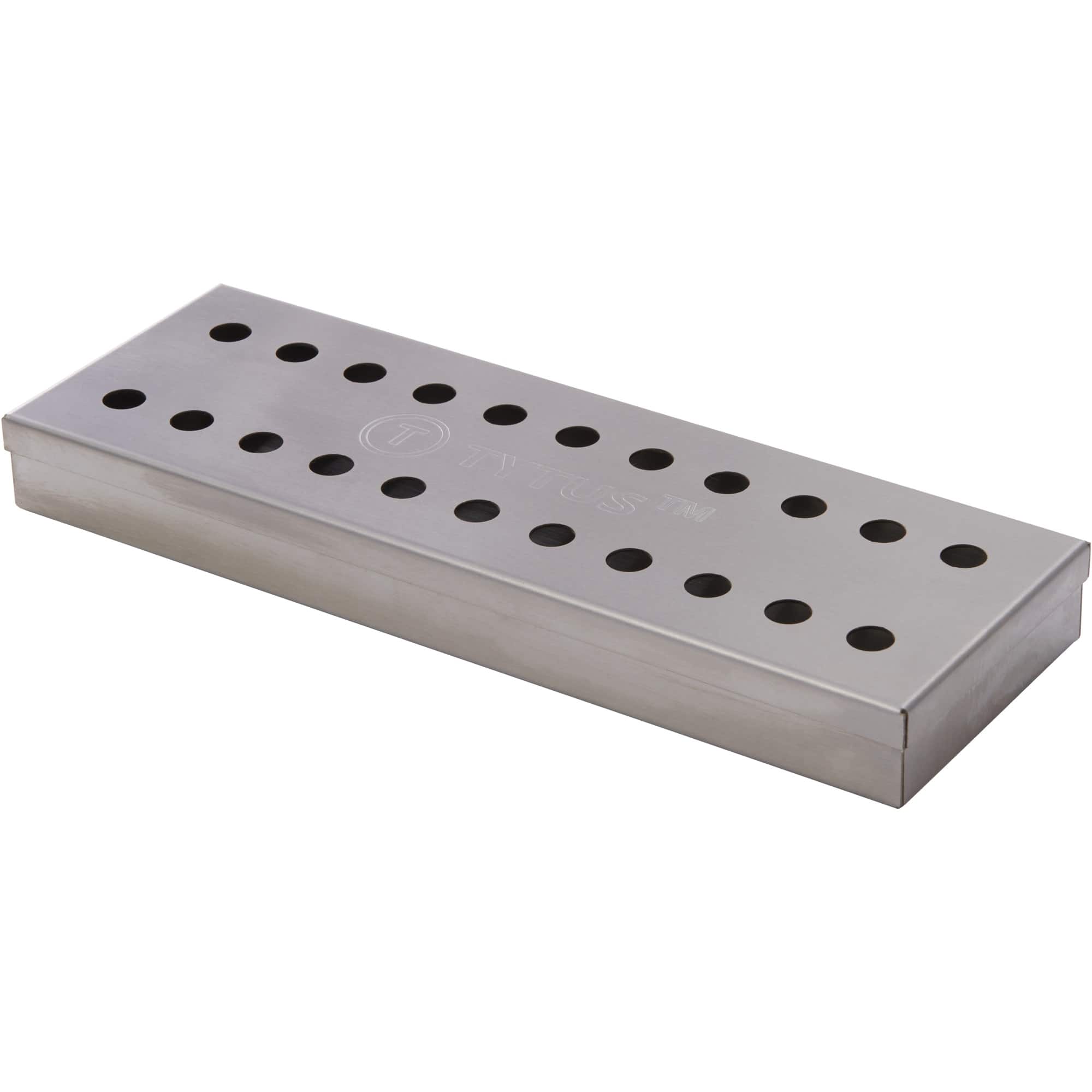 Smoker Box for TYTUS Grills - Silver - Front_Zoom