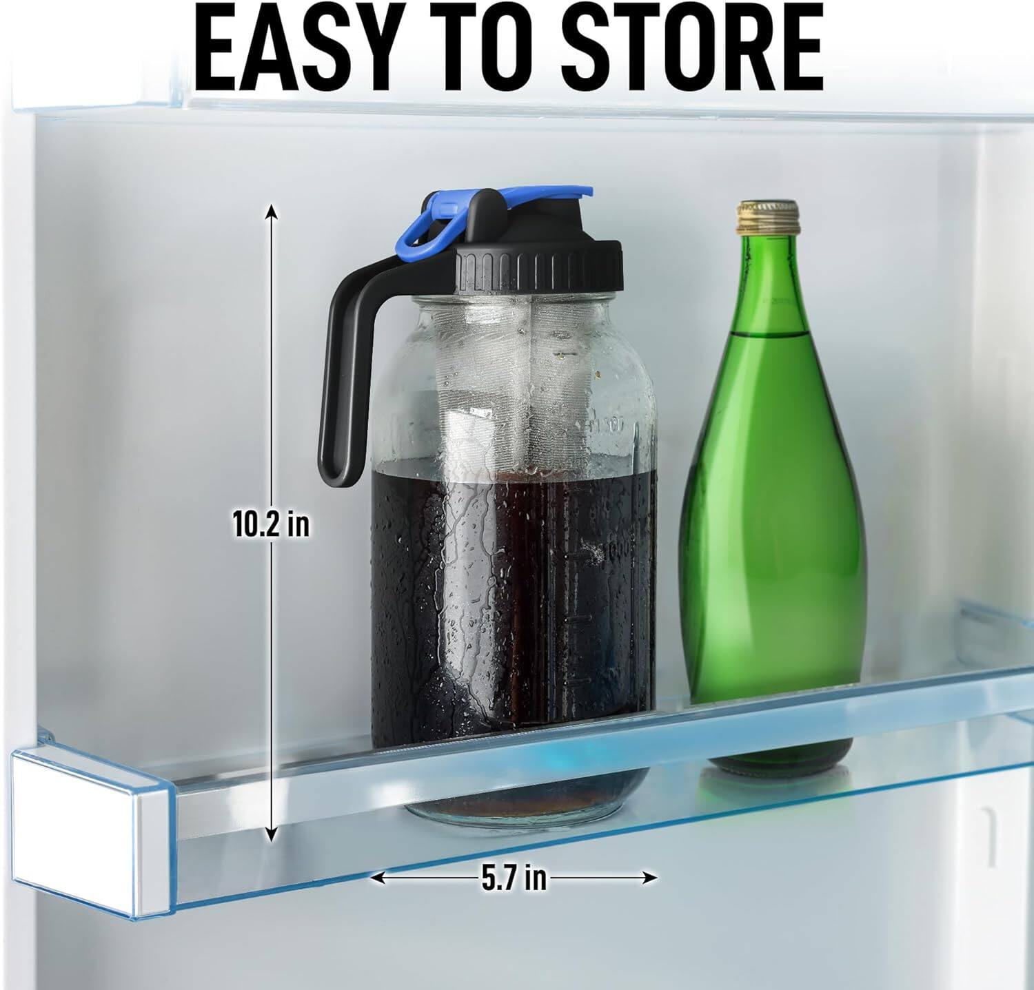 EASY TO STORE

10.2 in

5.7 in