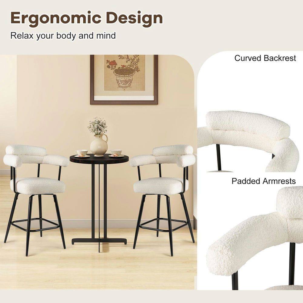 Ergonomic Design  
Relax your body and mind  

Curved Backrest  
Padded Armrests