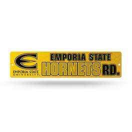 Rico Industries - Emporia State Hornets 16" Street Sign for garage, office, man cave or any wall - Multi