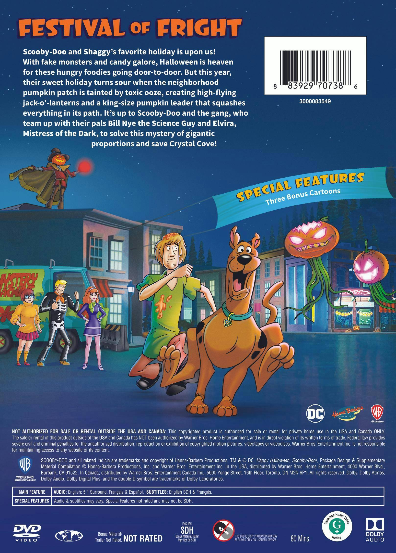 Back. Happy Halloween, Scooby-Doo! [DVD].
