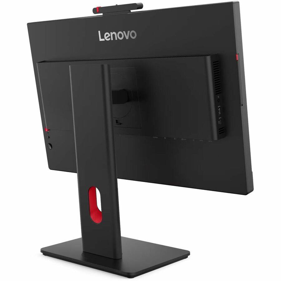 Alt View 2. Lenovo - Lenovo ThinkVision T24D-4v 24" Class Webcam Full HD LED Monitor - 16:9 - Eclipse Black - 23.8" Viewable - In-plane - Black.